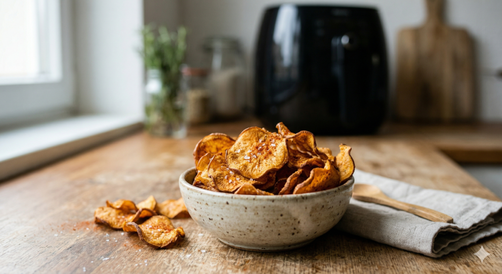 Café da manhã e lanches rápidos na air fryer