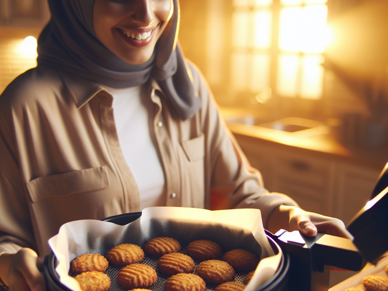 rotina corrida? doces fit na air fryer 